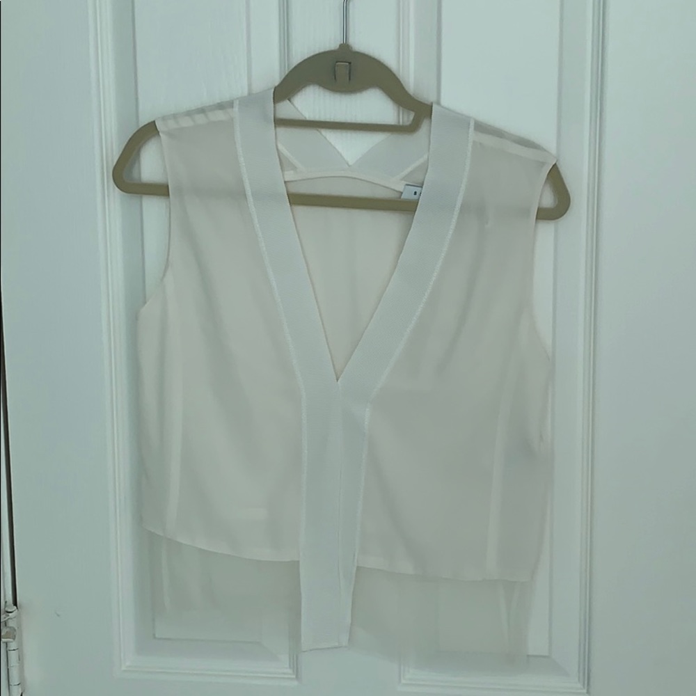 Sandro crop blouse